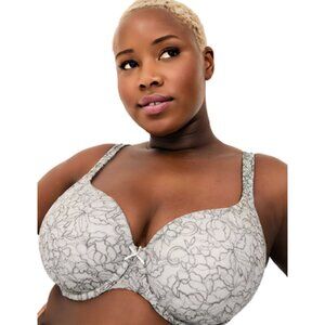 Cotton Lightly Lined T-Shirt Bra With Lace